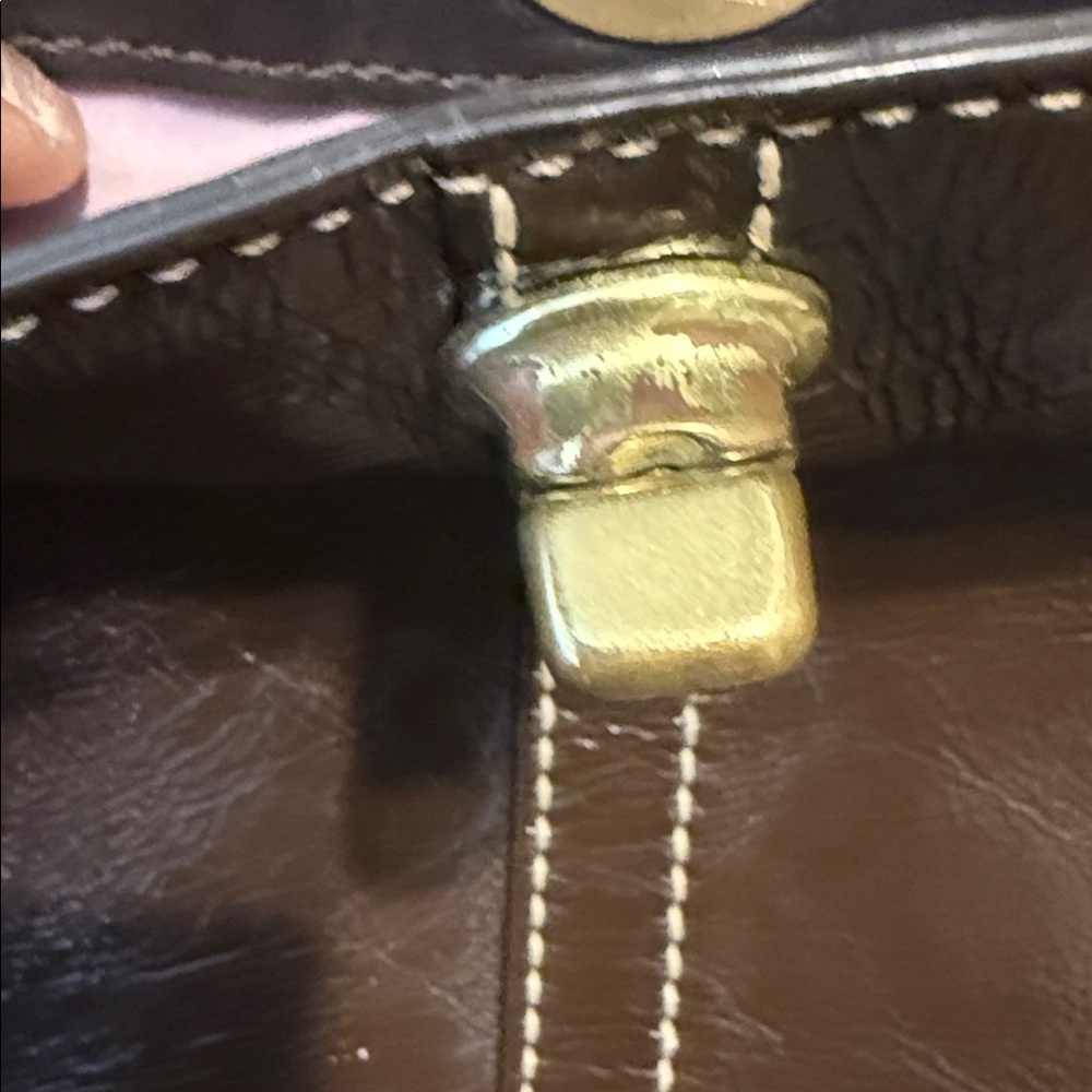 Coach Hampton Leather Capacity Wristlet - Picture 7 of 7